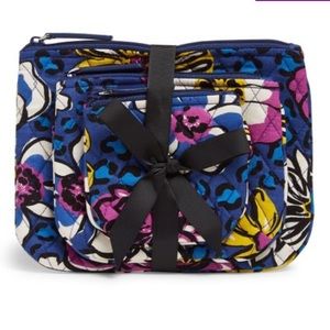 Set of 3 Vera Bradley cosmetic bags